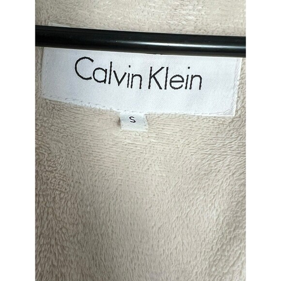 Calvin Klein Coat Womens Small Brown Puffer Parka Jacket Faux Fur Trim Duck Down - Picture 9 of 12